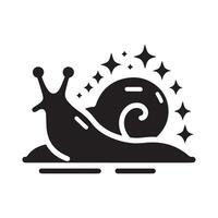 Slug Silhouette for Social Media Graphics vector