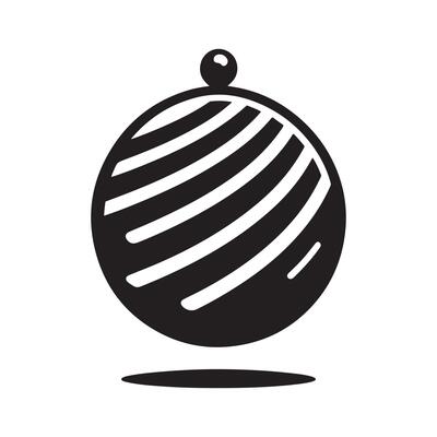 Stability Ball Silhouette for Digital Marketing