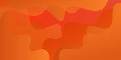 Abstract colorful orange geometric wave background. Fluid color design with shadow. Fluid shape composition. Eps10. vector