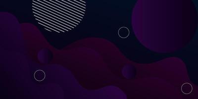 Modern dynamic dark purple textured background design in 3D style with dark colors. EPS10 vector