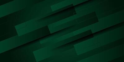 Dark green dynamic abstract background with stripes. Modern creative premium gradient. Business design 3D cover. Eps10 vector
