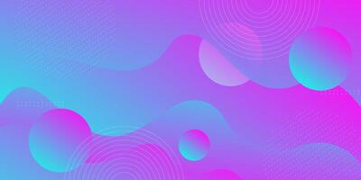 Modern premium geometric blue and pink gradient background template design. Design with bright colors. eps10 vector