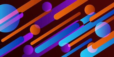 Premium colorful abstract background with dynamic shadow in the background. Design with curved rectangle pattern. EPS 10 vector