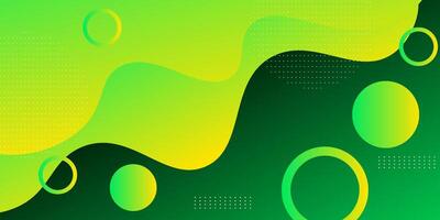 Abstract green background with simple shapes and circles. Luxurious and bright design. Popular and modern with 3d shadow concept. eps10 vector