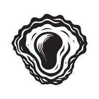 Oyster Silhouette for Custom Projects vector