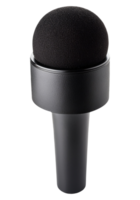 Isolated Microphone for Audio Recording on Transparent Background png