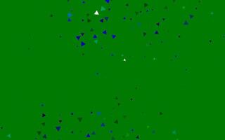 Light Multicolor, Rainbow backdrop with lines, triangles. vector