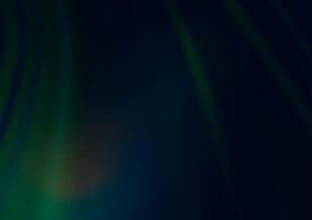 Dark Green pattern with bubble shapes. vector