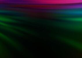 Dark Multicolor, Rainbow template with abstract lines. vector