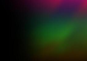 Dark Multicolor, Rainbow modern bokeh pattern. vector