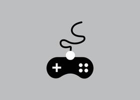 Black Game Controller vector