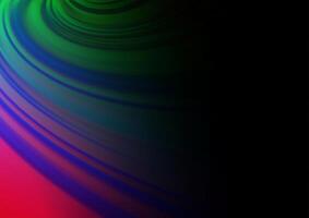 Dark Multicolor, Rainbow blurred and colored background. vector