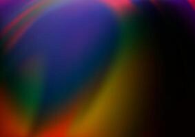 Dark Multicolor, Rainbow abstract bokeh pattern. vector