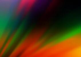 Dark Multicolor, Rainbow background with straight lines. vector
