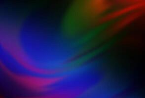 Dark Multicolor, Rainbow abstract bright template. vector