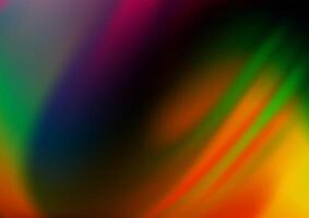 Dark Multicolor, Rainbow abstract blurred pattern. vector