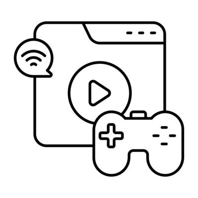 design icon of game website