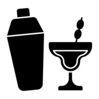 A colored design icon of wine vector