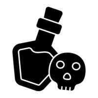 An icon design of potion vector