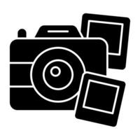 A beautiful design icon of camera vector