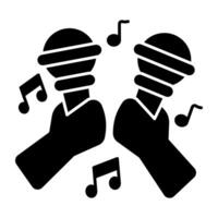 An icon design of music vector
