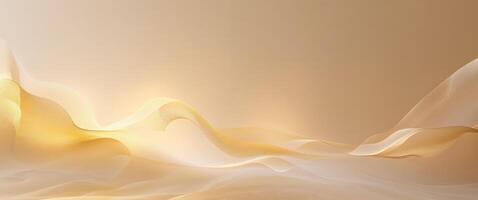 Warm Golden Gradient Background Soft Light Diffusion Impressionist Art Abstract Texture. photo