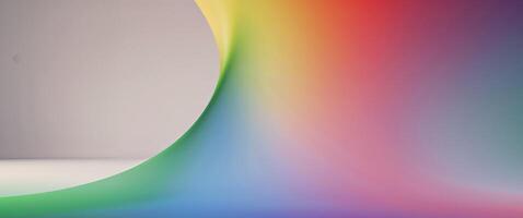 Abstract Gradient Background with Pride Colors. photo