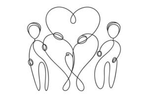 Linear Figures Design with Heart Shape and Transparent Background Texture vector