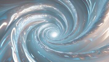 Captivating digital vortex with swirling textures and cool illumination for innovative design photo