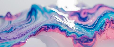 Digital Color Liquid marble abstract canvas texture background. photo