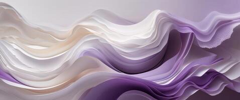 Abstract background with waves of paper photo