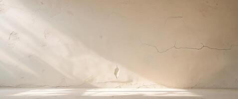 Textured plaster background with subtle imperfections for design projects. photo