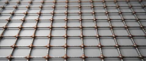 Rustic metal mesh background for industrial design and texture projects photo