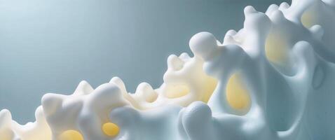 Abstract foam texture with bright highlights for creative design backgrounds photo