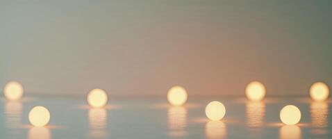 Nostalgic vintage light background with soft warm glow for design and decor. photo
