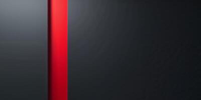 A black and red background with a red line in the middle. photo