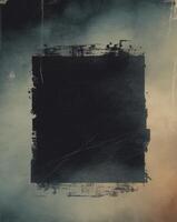 Grunge background with scratched black texture vintage film style blank space for adding text photo