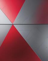 Futuristic Abstract Red Gradient Metallic Line Background for Technology and Digital Design. photo