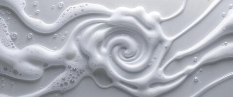 Abstract soap and water swirl background for creative design photo