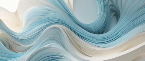A 3d rendering of a wave pattern photo