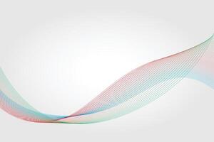 Abstract waves background - Red - green - blue waves. vector