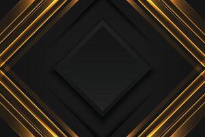 Abstract gold and black lines background stock illustration vector
