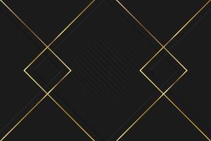 Black background with a luxurious gold frame effect. illustration stock illustration vector