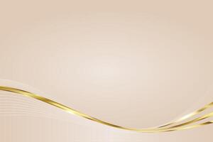Luxury abstract light background with golden strips vector
