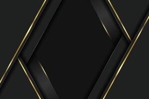 Luxury background overlap layer on dark and shadow black space with abstract style for design. stock illustration vector