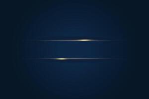 Abstract template blue frame stripe golden lines background vector
