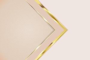 Luxurious golden arrow abstract background vector