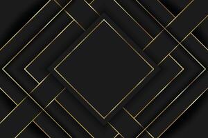 Black and gold abstract frame background stock illustration vector