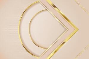 Luxury gold and light color abstract background vector