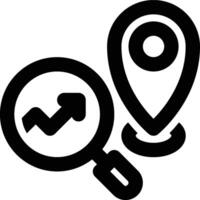 Local SEO, Local, Search Engine Outline Icon vector